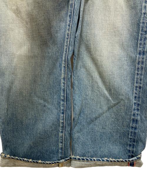 INTERIM（インテリム）INTERIM (インテリム) ヴィンテージウォッシュデニムパンツ インディゴ サイズ:6の古着・服飾アイテム