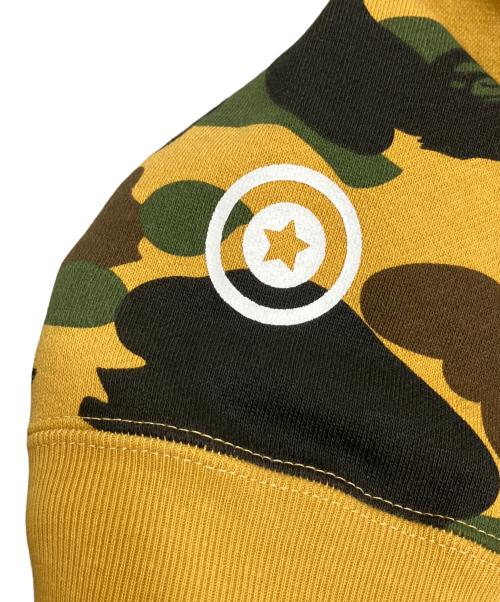 BAPE BY A BATHING APE（ベイプバイアベイシングエイプ）BAPE BY A BATHING APE (ベイプバイアベイシングエイプ) 1st Camo Shark Full Zip Hoodie グリーン サイズ:Lの古着・服飾アイテム