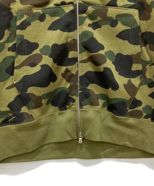 BAPE BY A BATHING APE（ベイプバイアベイシングエイプ）BAPE BY A BATHING APE (ベイプバイアベイシングエイプ) 1st Camo Shark Full Zip Hoodie グリーン サイズ:XL 未使用品の古着・服飾アイテム