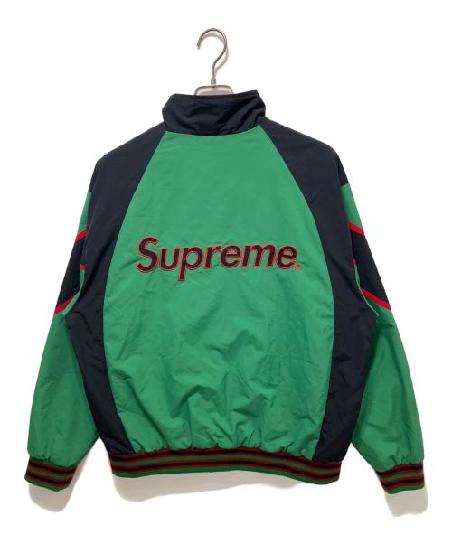SUPREME（シュプリーム）Supreme (シュプリーム) NEW YORK YANKEES (ニューヨークヤンキース) TRACK JACKET グリーン サイズ:Mの古着・服飾アイテム