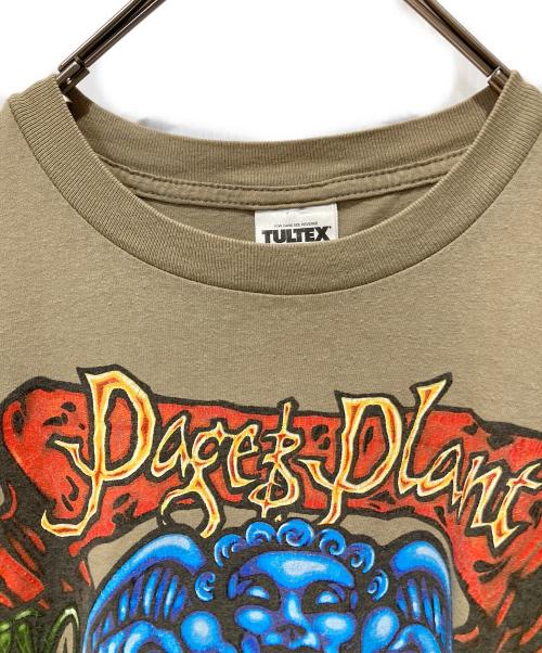 TULTEX（タルテックス）TULTEX (タルテックス) バンドTシャツ ベージュ サイズ:XLの古着・服飾アイテム