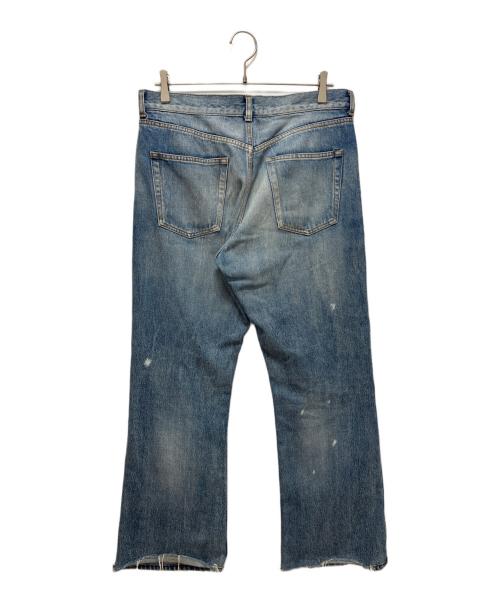 BALENCIAGA（バレンシアガ）BALENCIAGA (バレンシアガ) ブーツカットデニムパンツ インディゴ サイズ:Mの古着・服飾アイテム