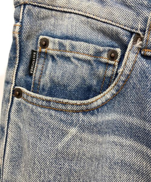 BALENCIAGA（バレンシアガ）BALENCIAGA (バレンシアガ) ブーツカットデニムパンツ インディゴ サイズ:Mの古着・服飾アイテム