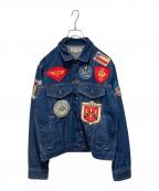 AVIREXアヴィレックス）の古着「TYPE BLUE TOP GUN DENIM JACKET」｜インディゴ
