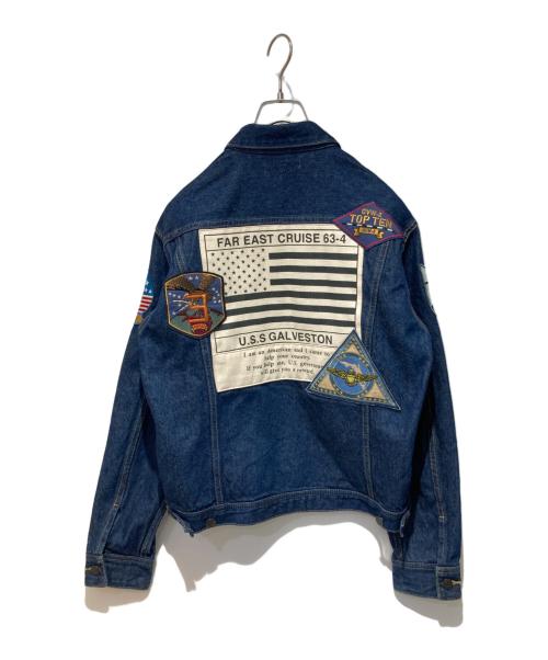 AVIREX（アヴィレックス）AVIREX (アヴィレックス) TYPE BLUE TOP GUN DENIM JACKET インディゴ サイズ:Mの古着・服飾アイテム