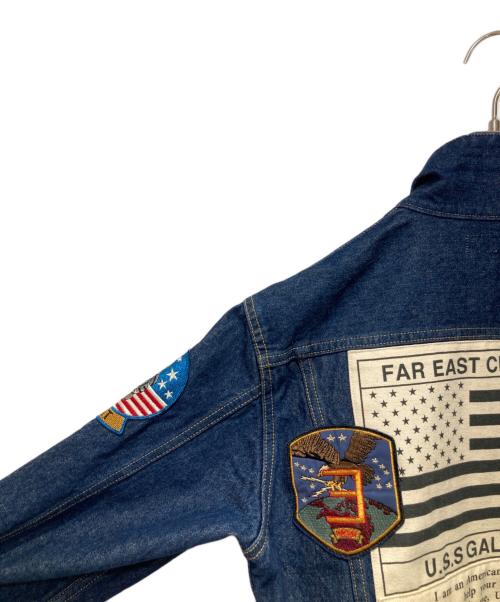 AVIREX（アヴィレックス）AVIREX (アヴィレックス) TYPE BLUE TOP GUN DENIM JACKET インディゴ サイズ:Mの古着・服飾アイテム