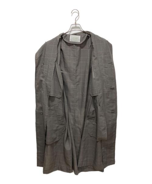 KOLOR（カラー）KOLOR (カラー) ニットドッキングコート ブラウン サイズ:3の古着・服飾アイテム