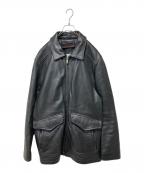 wilsons leatherウィルソンズレザー）の古着「レザージャケット」｜ブラック