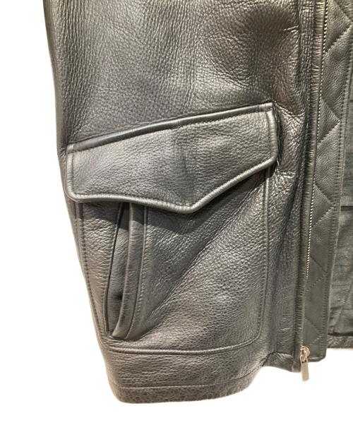 wilsons leather（ウィルソンズレザー）wilsons leather (ウィルソンズレザー) レザージャケット ブラック サイズ:Mの古着・服飾アイテム