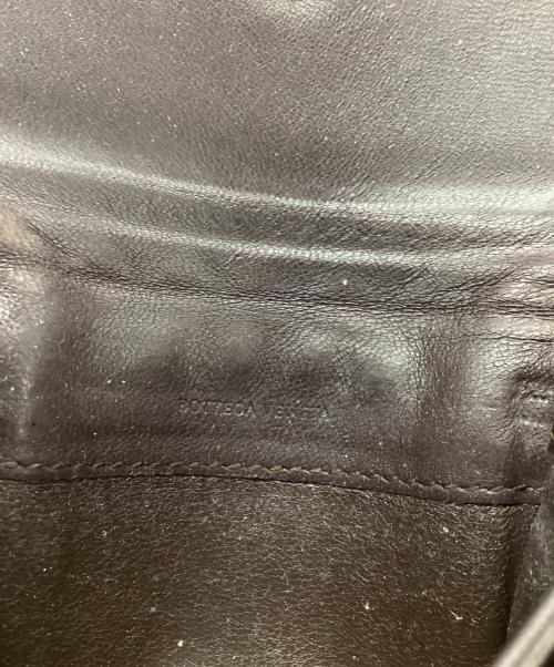 BOTTEGA VENETA（ボッテガベネタ）BOTTEGA VENETA (ボッテガベネタ) イントレチャートカードケース ブラウンの古着・服飾アイテム