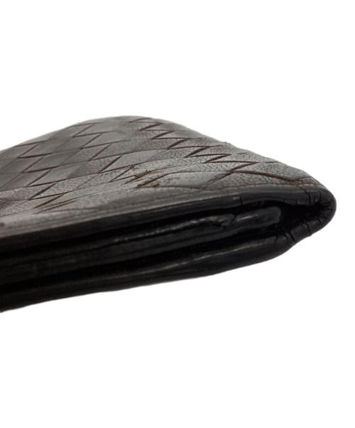 BOTTEGA VENETA（ボッテガベネタ）BOTTEGA VENETA (ボッテガベネタ) イントレチャートカードケース ブラウンの古着・服飾アイテム