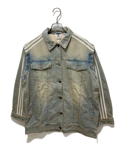adidas（アディダス）adidas (アディダス) ディレニウム シーズン3 2Way デニム シャツジャケット インディゴ サイズ:XL 未使用品の古着・服飾アイテム