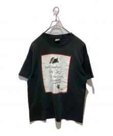 FRUIT OF THE LOOM（フルーツオブザルーム）の古着「プリントTシャツ」｜ブラック