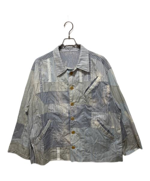 TOKIO（トキオ）TOKIO (トキオ) vintage shirt patchwork jacket ブルー サイズ:不明の古着・服飾アイテム