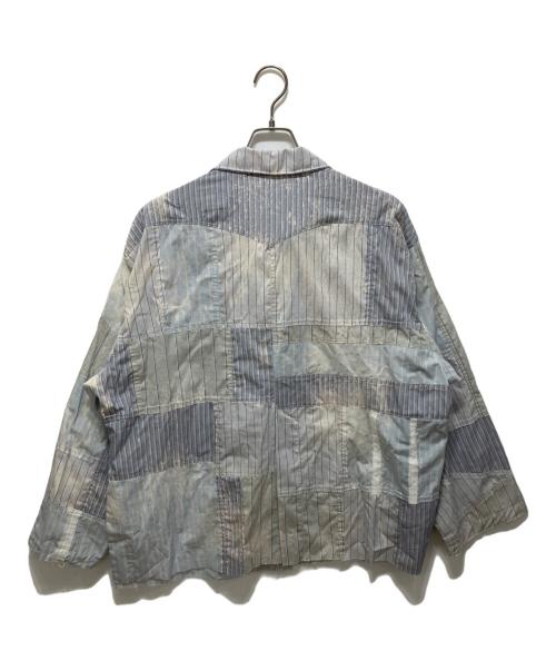 TOKIO（トキオ）TOKIO (トキオ) vintage shirt patchwork jacket ブルー サイズ:不明の古着・服飾アイテム