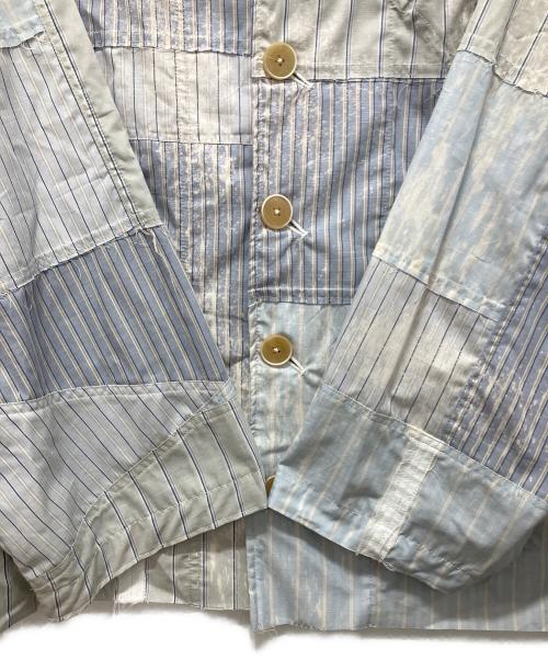 TOKIO（トキオ）TOKIO (トキオ) vintage shirt patchwork jacket ブルー サイズ:不明の古着・服飾アイテム