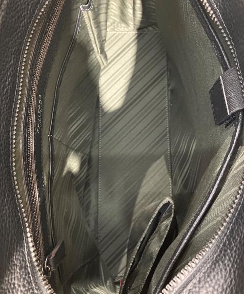 FUJITAKA（フジタカ）FUJITAKA (フジタカ) レザートートバッグ A4 ヨコ型 ブラックの古着・服飾アイテム