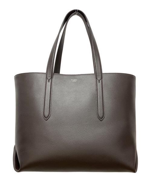 PELLE MORBIDA（ペッレモルビダ）PELLE MORBIDA (ペッレモルビダ) レザートートバッグ ブラウンの古着・服飾アイテム