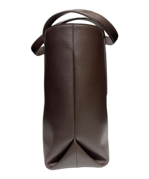PELLE MORBIDA（ペッレモルビダ）PELLE MORBIDA (ペッレモルビダ) レザートートバッグ ブラウンの古着・服飾アイテム