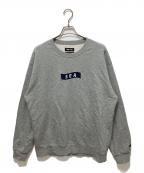 WIND AND SEA×GOD SELECTION XXXウィンダンシー×ゴッド セレクション トリプルエックス）の古着「クルーネックスウェット」｜グレー