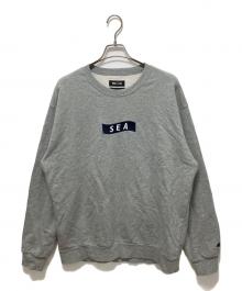 WIND AND SEA×GOD SELECTION XXX（ウィンダンシー×ゴッド セレクション トリプルエックス）の古着「クルーネックスウェット」｜グレー