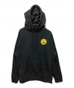 KROOKED×Quartersnacksクルキッド×クォータースナックス）の古着「パーカー」｜ブラック