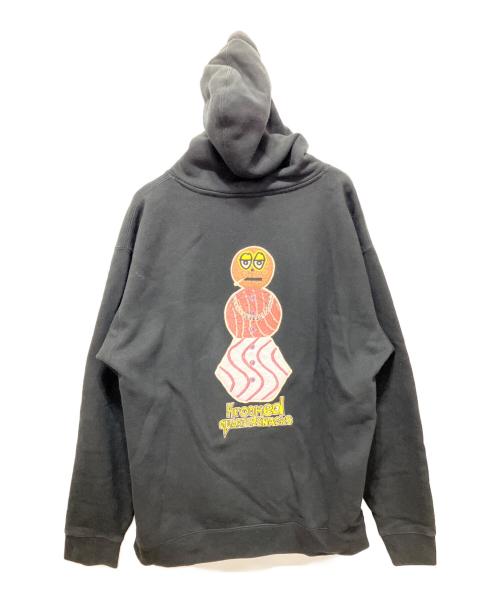 KROOKED（クルキッド）KROOKED (クルキッド) Quartersnacks (クォータースナックス) パーカー ブラック サイズ:不明の古着・服飾アイテム