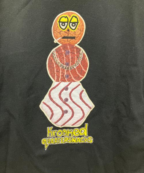 KROOKED（クルキッド）KROOKED (クルキッド) Quartersnacks (クォータースナックス) パーカー ブラック サイズ:不明の古着・服飾アイテム