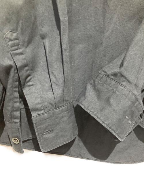 BLACK COMME des GARCONS（ブラックコムデギャルソン）BLACK COMME des GARCONS (ブラックコムデギャルソン) 長袖シャツ ブラック サイズ:Ｌの古着・服飾アイテム