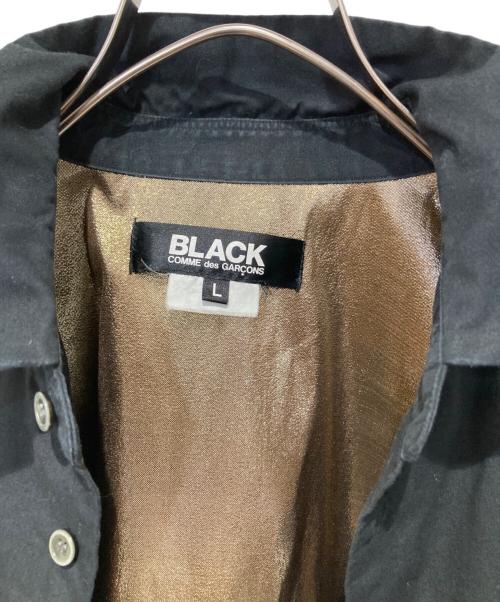BLACK COMME des GARCONS（ブラックコムデギャルソン）BLACK COMME des GARCONS (ブラックコムデギャルソン) 長袖シャツ ブラック サイズ:Ｌの古着・服飾アイテム