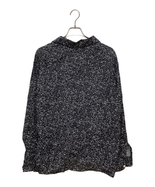 NEXUSVII（ネクサスセブン）NEXUSVII (ネクサスセブン) OPEN COLLAR SHIRT ブラック サイズ:48の古着・服飾アイテム