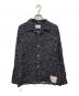 NEXUSVII（ネクサスセブン）の古着「OPEN COLLAR SHIRT」｜ブラック