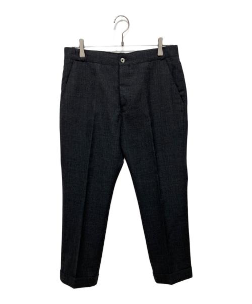 Thom Browne（トムブラウン）Thom Browne (トムブラウン) ウールテーパードパンツ グレー サイズ:2の古着・服飾アイテム