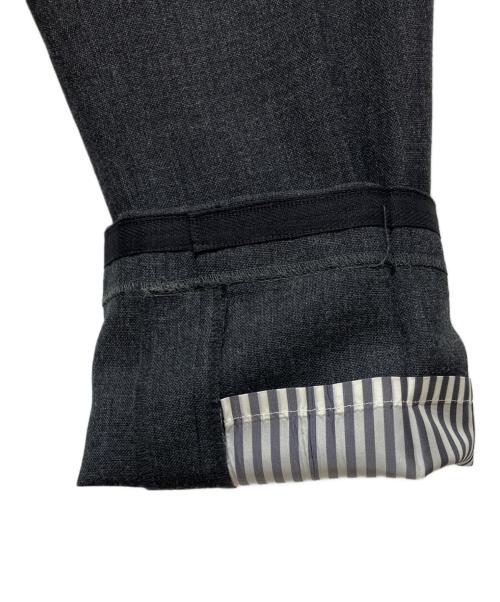 Thom Browne（トムブラウン）Thom Browne (トムブラウン) ウールテーパードパンツ グレー サイズ:2の古着・服飾アイテム