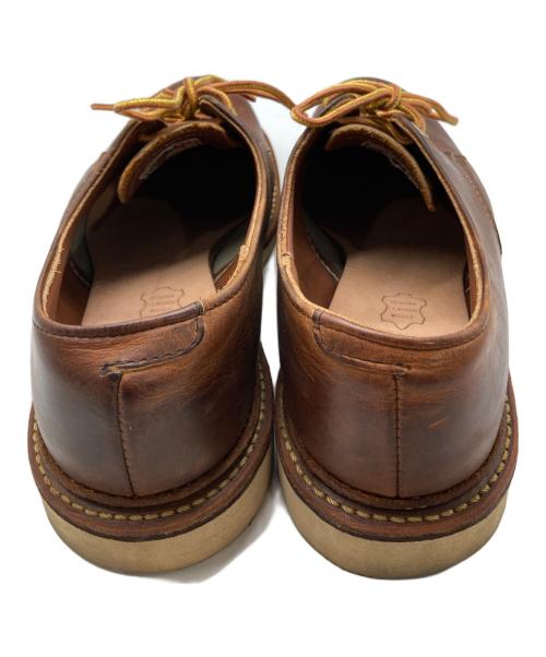 RED WING（レッドウィング）RED WING (レッドウィング) WORK OXFORD ROUND TOE ブラウン サイズ:27cmの古着・服飾アイテム