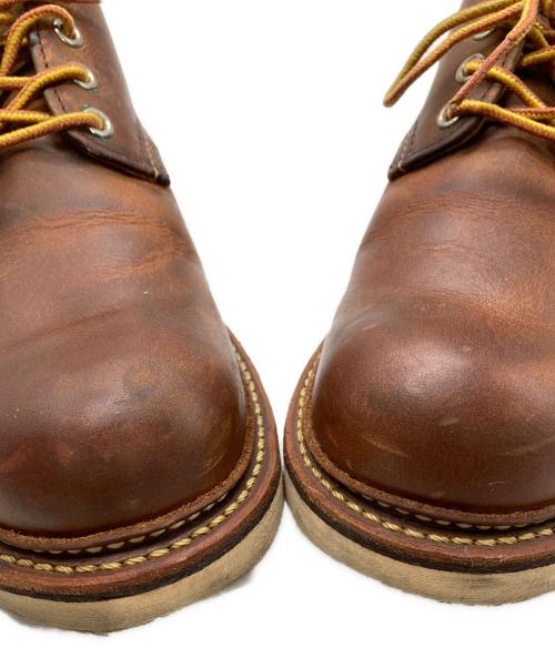 RED WING（レッドウィング）RED WING (レッドウィング) WORK OXFORD ROUND TOE ブラウン サイズ:27cmの古着・服飾アイテム