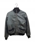 A.P.C.アーペーセー）の古着「レザーブルゾン」｜ブラック