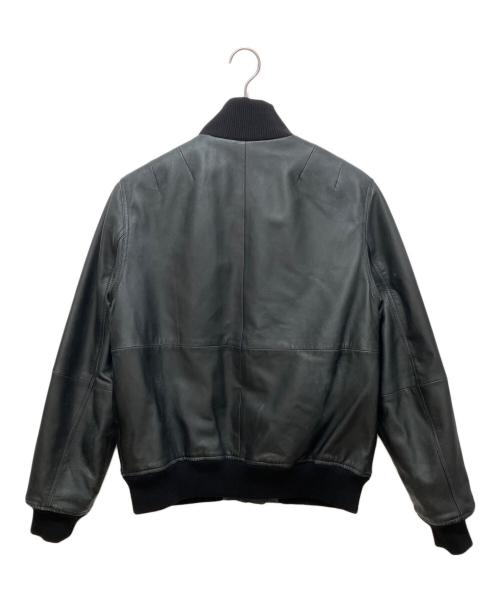 A.P.C.（アーペーセー）A.P.C. (アーペーセー) レザーブルゾン ブラック サイズ:Lの古着・服飾アイテム