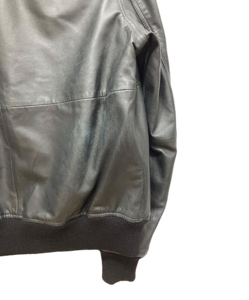 A.P.C.（アーペーセー）A.P.C. (アーペーセー) レザーブルゾン ブラック サイズ:Lの古着・服飾アイテム