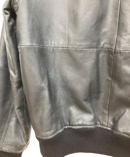 A.P.C.（アーペーセー）A.P.C. (アーペーセー) レザーブルゾン ブラック サイズ:Lの古着・服飾アイテム