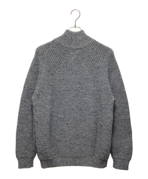 BATONER（バトナ―）BATONER (バトナ―) SIGNATURE DRIVERS KNIT グレー サイズ:Lの古着・服飾アイテム
