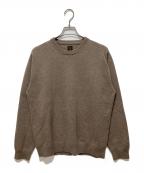 BATONERバトナ―）の古着「INNOCENT CASHMERE CREW NECK」｜ブラウン