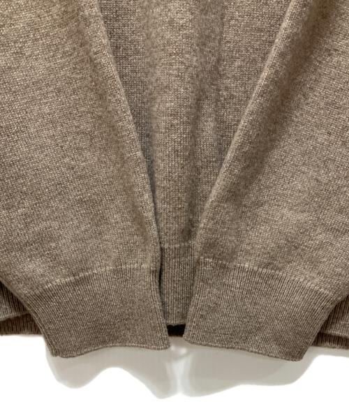 BATONER（バトナ―）BATONER (バトナ―) INNOCENT CASHMERE CREW NECK ブラウン サイズ:Lの古着・服飾アイテム