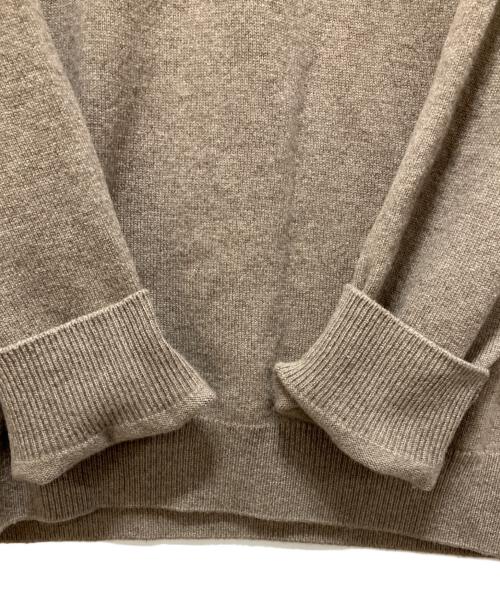 BATONER（バトナ―）BATONER (バトナ―) INNOCENT CASHMERE CREW NECK ブラウン サイズ:Lの古着・服飾アイテム