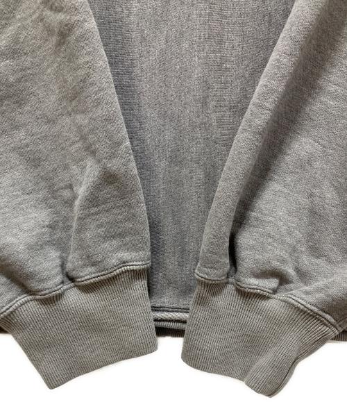 ULTERIOR（アルテリア）ULTERIOR (アルテリア) FADED SILKY TERRY RW HALF ZIP グレー サイズ:5の古着・服飾アイテム