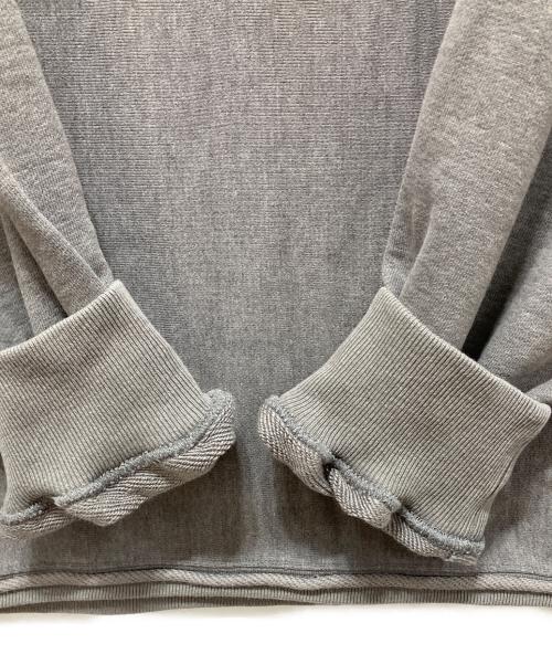 ULTERIOR（アルテリア）ULTERIOR (アルテリア) FADED SILKY TERRY RW HALF ZIP グレー サイズ:5の古着・服飾アイテム