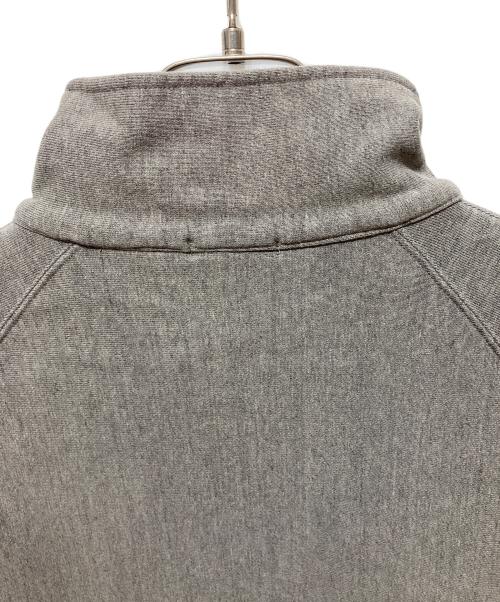ULTERIOR（アルテリア）ULTERIOR (アルテリア) FADED SILKY TERRY RW HALF ZIP グレー サイズ:5の古着・服飾アイテム