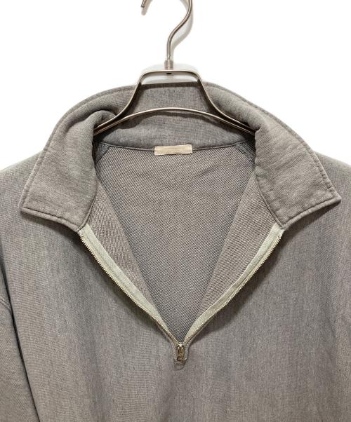 ULTERIOR（アルテリア）ULTERIOR (アルテリア) FADED SILKY TERRY RW HALF ZIP グレー サイズ:5の古着・服飾アイテム