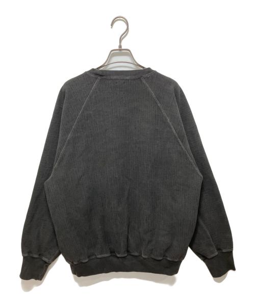 BATONER（バトナ―）BATONER (バトナ―) UMBERCA URAKE FADE COLOR CREW NECK グレー サイズ:Lの古着・服飾アイテム