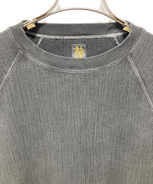 BATONER（バトナ―）BATONER (バトナ―) UMBERCA URAKE FADE COLOR CREW NECK グレー サイズ:Lの古着・服飾アイテム